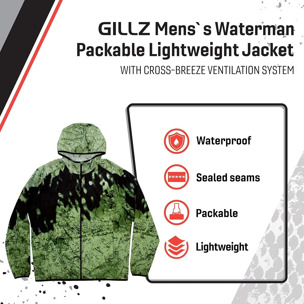 Amazon.com: Gillz Waterman Lightweight Packable Waterproof Jackets